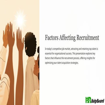Factors Affecting Recruitment, External Factors Affecting Recruitment