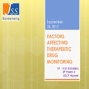 Factors affecting therapeutic drug monitoring