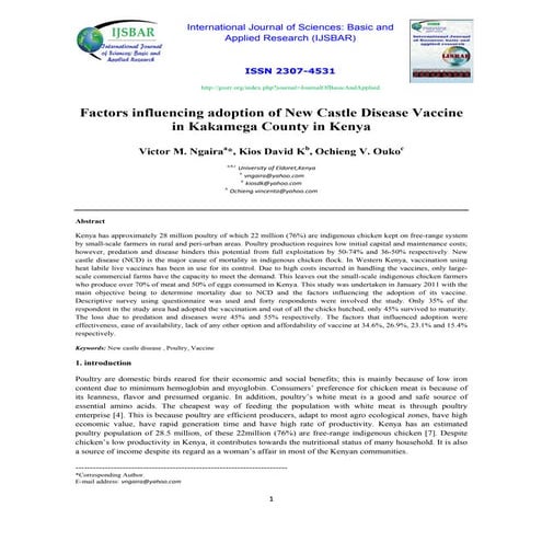 International Journal of Sciences: Basic and Applied Research (IJSBAR)