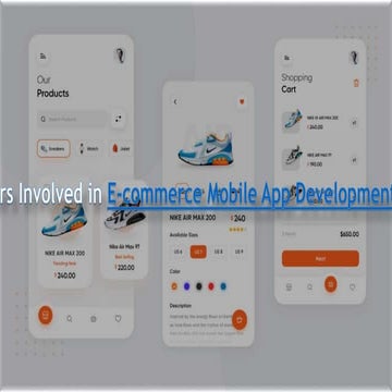 Factors Involved in E-commerce Mobile App Development Cost