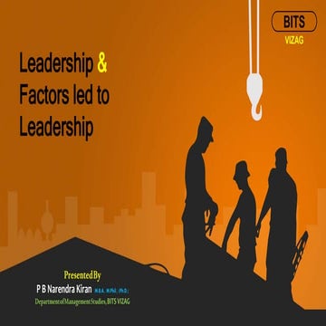 Factors of leadership & leadership effectiveness