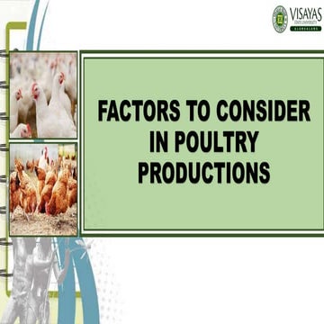 FACTORS TO CONSIDER IN POULTRY PRODUCTIONS.pptx