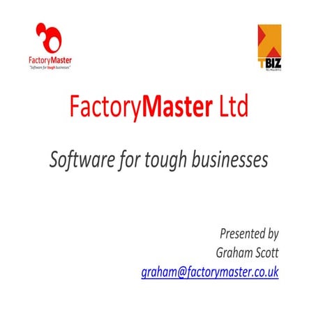 Factory Master a TBIZ2011