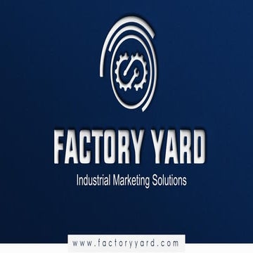 Factory Yard Portfolio | PPTX