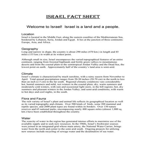 Israel | PPT