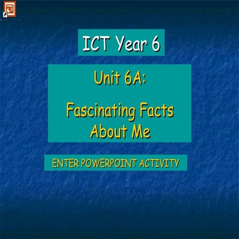 Facts About Me | PPT