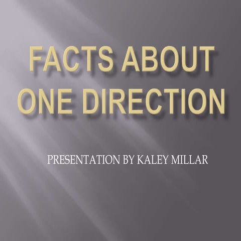 One direction | PPTX