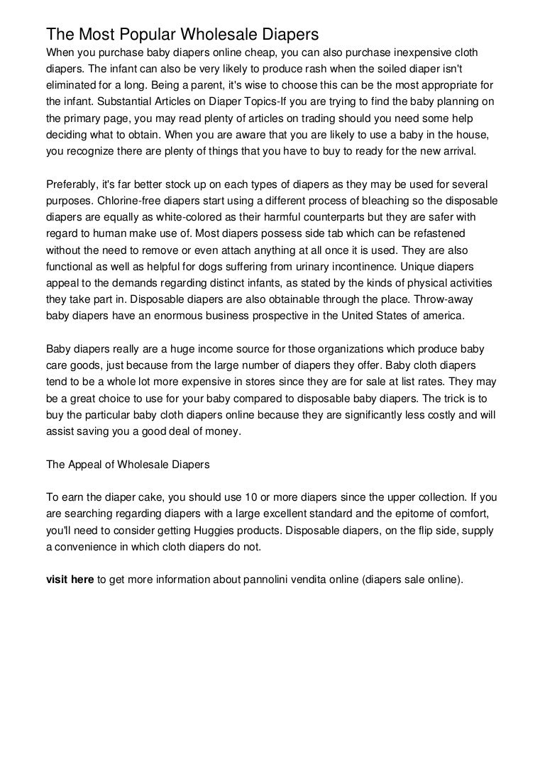 most popular diapers