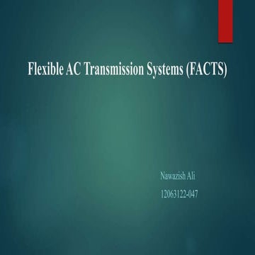 Facts devices power electronics