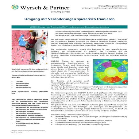 Factsheet LUDOKI Change