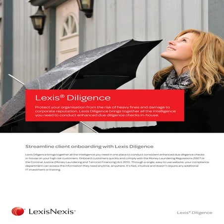 Lexis Diligence for Anti-money laundering | PDF