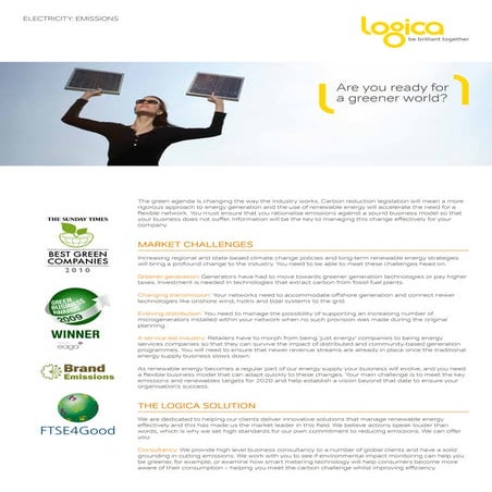 Are you ready for a greener world?