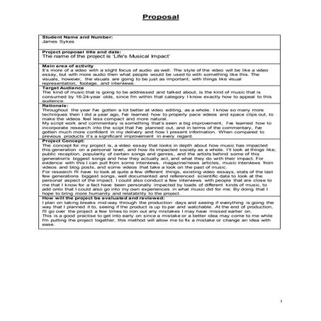 Senior Project Proposal | PDF