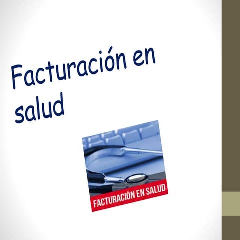 Facturación en salud milena