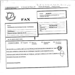 Facturas cargadas al Patronato de T...