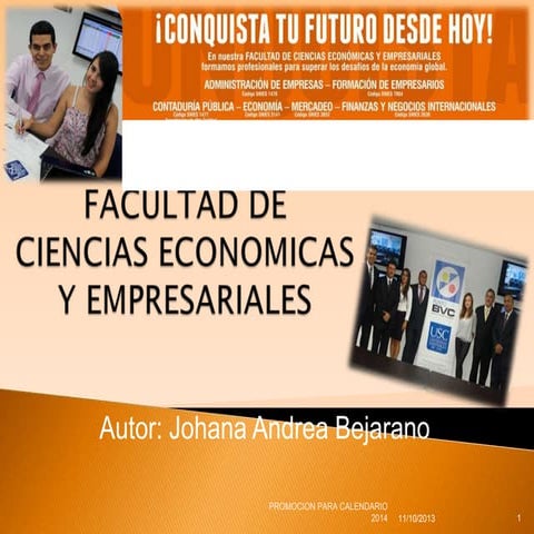 Facultad de ciencias economicas y empresariales USC | PPTX