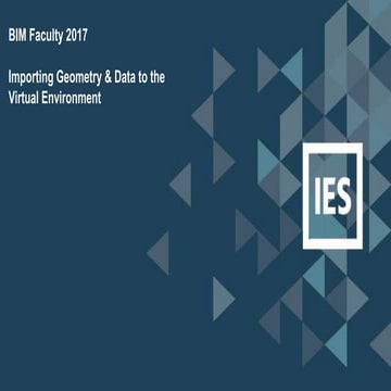 IES BIM Faculty - New IESVE Interoperability Navigator
