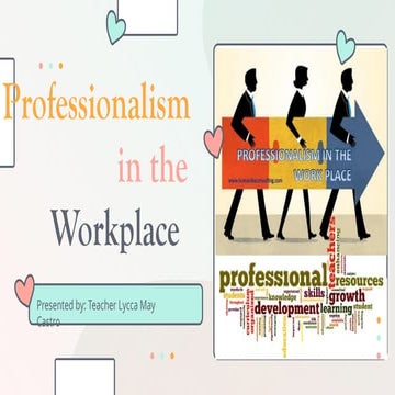 FACULTY DEVELOPMENT Professionalism in the workplace