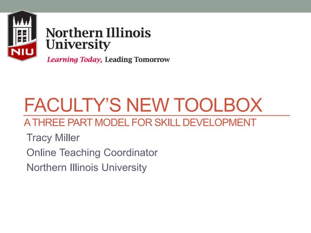 Faculty’s new toolbox