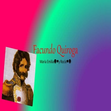 Facundo Quiroga 9 | PPTX