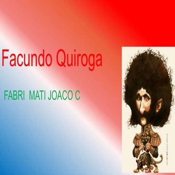 Facundo Quiroga 9 | PPTX