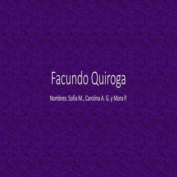 Facundo Quiroga 9 | PPTX
