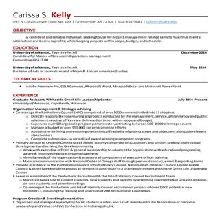 Carissa Kelly Resume