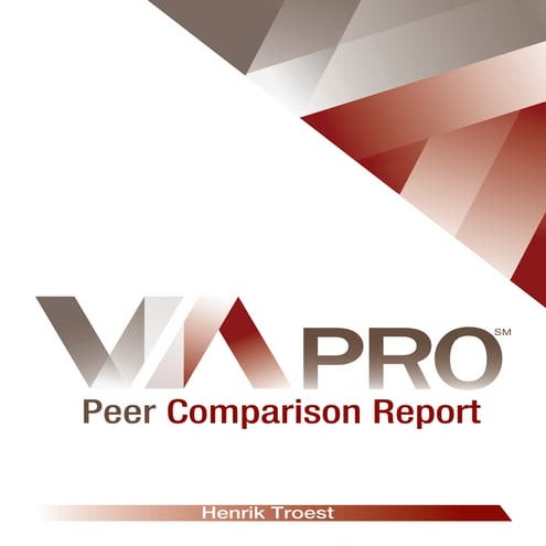 Character Strengths: VIA Pro Report Tutorial | PPTX