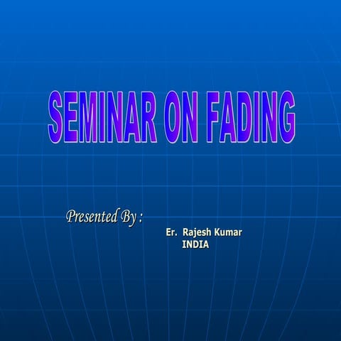 Fadingseminar 100713035600-phpapp02