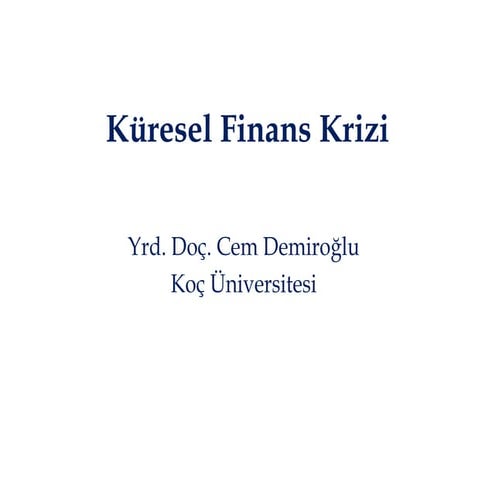 2009 Financial Crisis