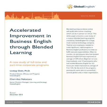 GlobEng_Whitepaper_Blended Case Study_121813