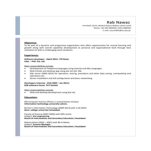 Rab Nawaz CV_dec2016