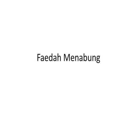 Faedah menabung