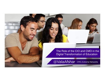 The Role of the CIO and CMO in the Digital Transformation of Education