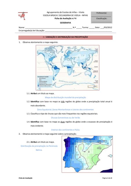 Ficha de Avaliação n.º 4 - Correção