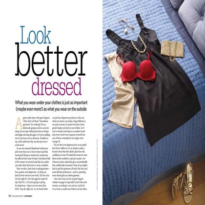 Consumer Reports Magazine Article