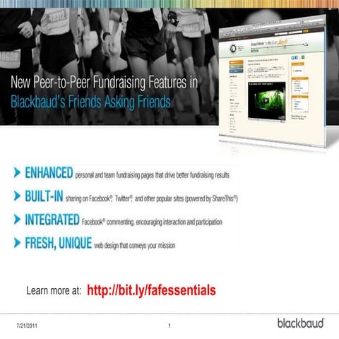 New Peer-to-Peer Fundraising Features in Friends Asking Friends Essentials!