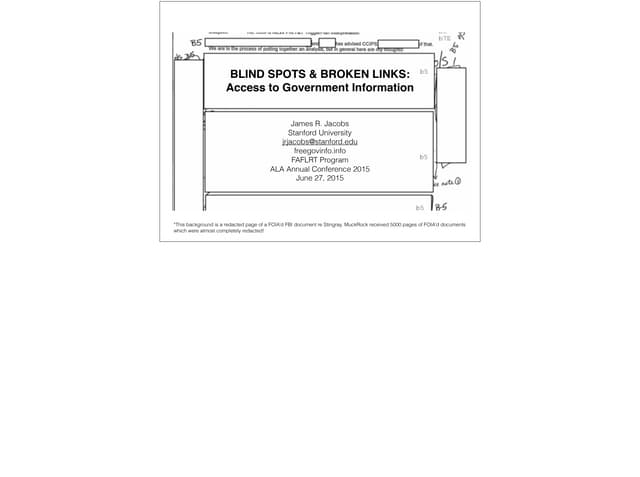 Blind Spots and Broken Links: Acces...