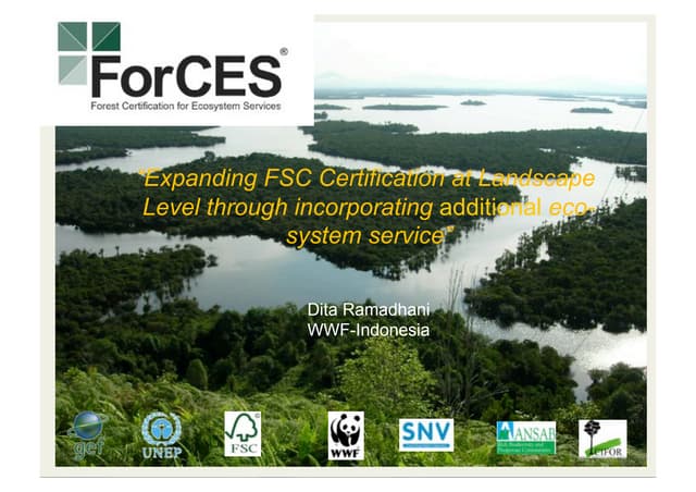 Expanding FSC Certification at Landscape Level through incorporating additional ecosystem services