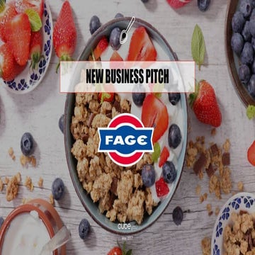Fage Pitch Brief