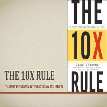The 10x rule Summary By Fahad Arshad