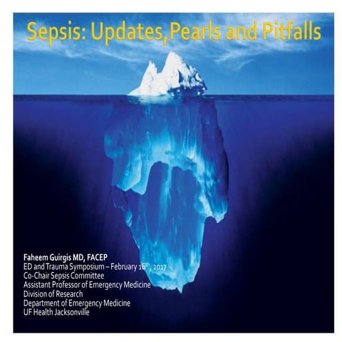 Sepsis: ED and Trauma symposium