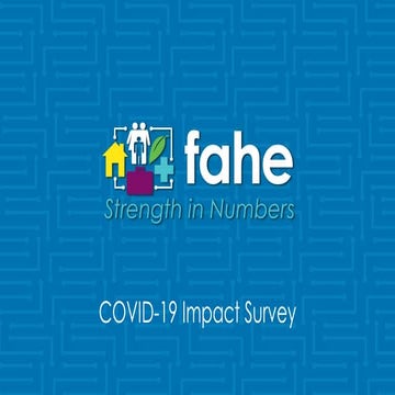 Fahe Member Survey: Covid-19 Impact May 2020 | PDF | Infectious ...