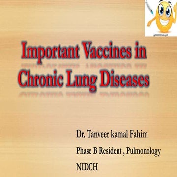 Pneumococcal and Influenza vaccine guideline