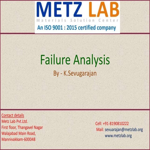 Failure analysis