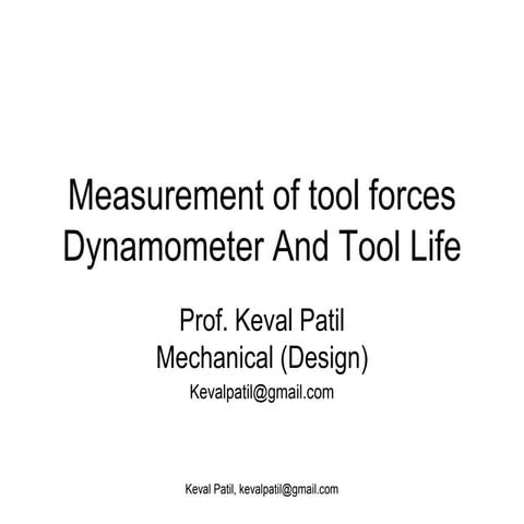 Failure of cutting tools and tool life