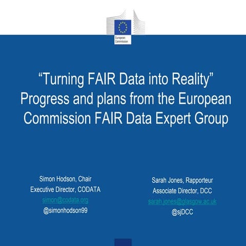 Turning FAIR data into reality
