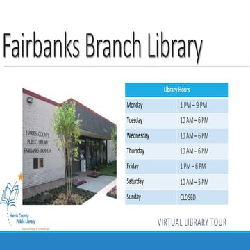 Freeman Branch Library Virtual Tour | PPTX