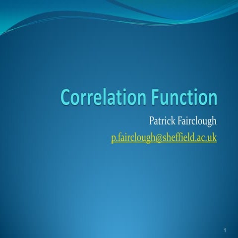 Just an Example of a Presentation