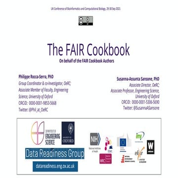 The FAIR Cookbook in a nutshell